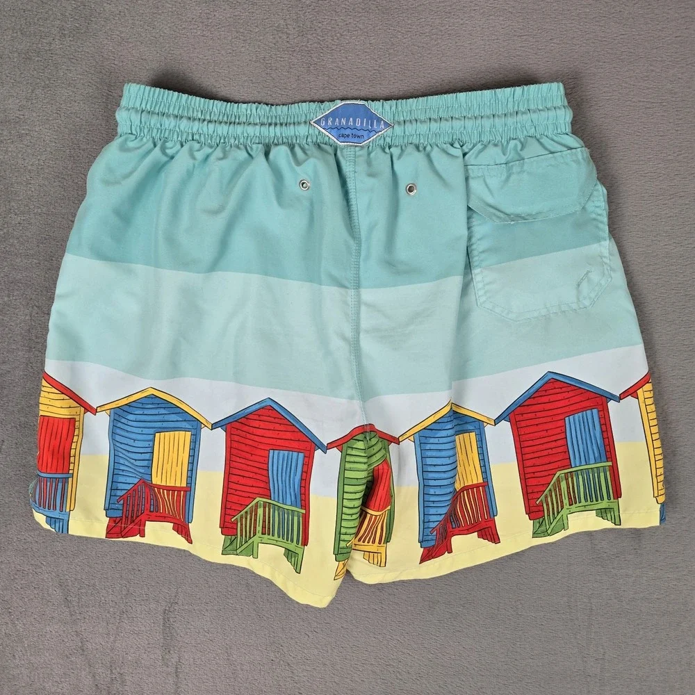 Granadilla Swim Trunks‎ Mens Large Beach Cabana Shorts Holiday Swimwear Lined